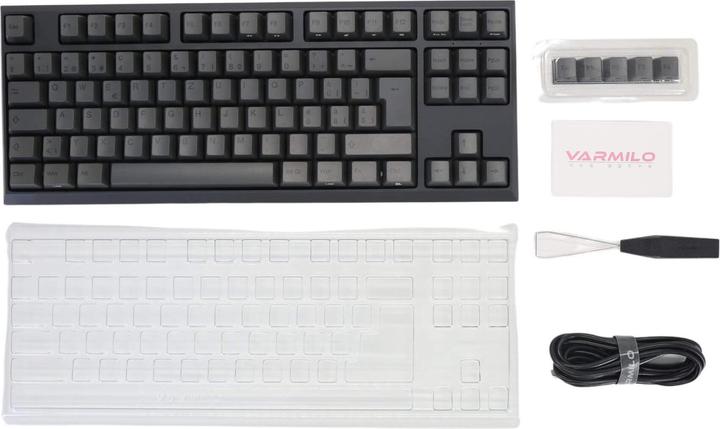 Produktbild Varmilo Cliff Charcoal VCS88 (CH, Kabelgebunden, Kabellos)