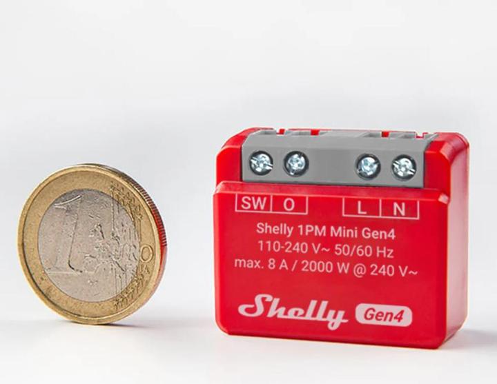 Actual product image Shelly 1PM Mini Gen4 (Switch actuator)