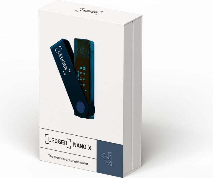 Actual product image Ledger Nano X - Sapphire Blue (Bitcoin, Ethereum Classic, Others)