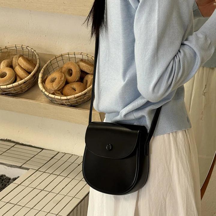 Produktbild Only-Bags.Store Klappe Crossbody Taschen Mini PU Leder Schultertaschen und Handtaschen Telefon Einfache feste