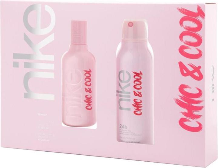 Actual product image Nike Chic & Cool Eau De Toilette 200ml Spray + Deodorant (Spray, 200 ml)