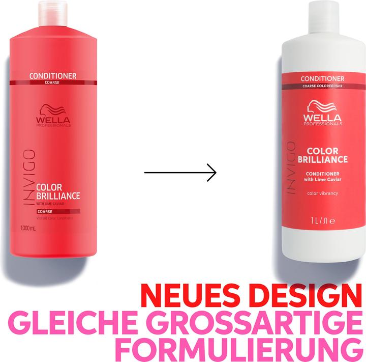 Actual product image Wella Invigo Color Brilliance Conditioner coarse (1000 ml)