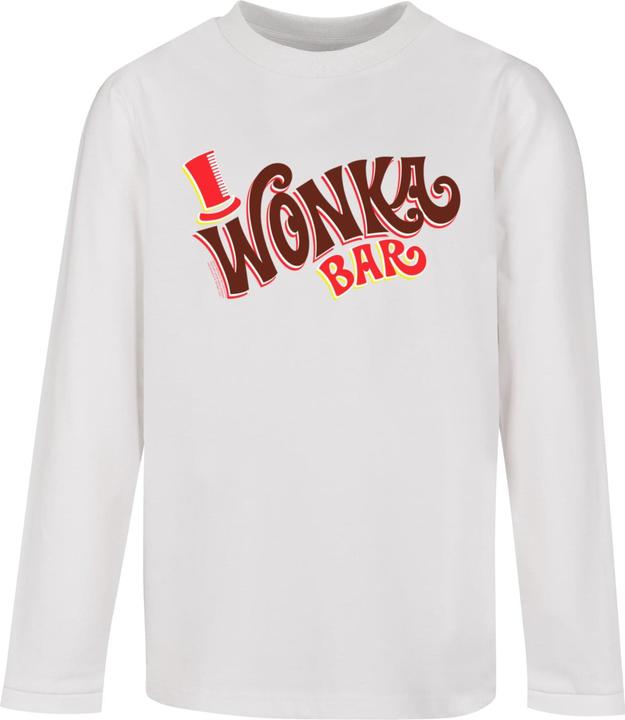 Immagine prodotto Absolute Cult Bambini Willy Wonka - Maglia a maniche lunghe con logo Bar - 135691 (110, 116)