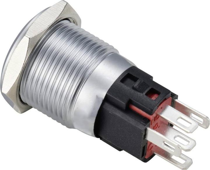 Produktbild Tru Components TC-12647520 Druckschalter 250 V/AC 3 A 1 x Aus/(Ein) IP65 Rot ra