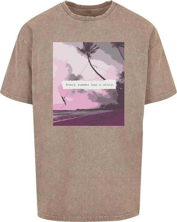 Actual product image Merchcode Summer - Every summer has a story Acid Washed Oversize Tee - 116329 (L)