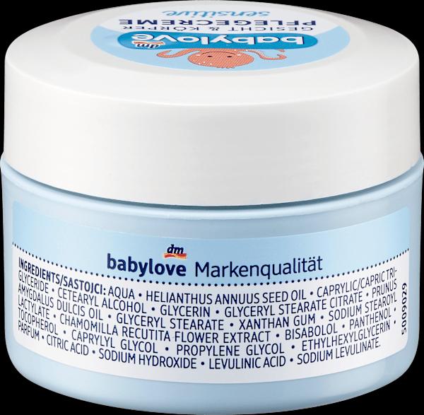 Actual product image dm babylove Care cream sensitive