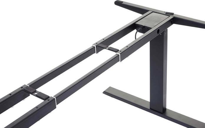 Immagine prodotto Swisshandel24 Telaio, telaio variabile per scrivania ad angolo, regolabile elettricamente in altezza Memory 45kg