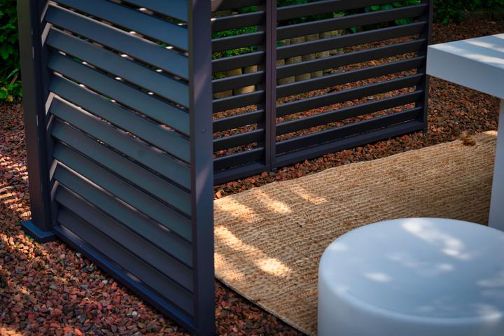Actual product image Leco Wand 93 cm zur Lamellenpergola DELUXE anthrazit (93 cm, 93 cm)