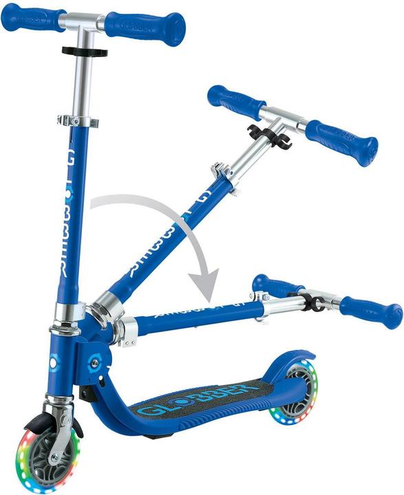 Actual product image Globber Scooter Flow Foldable Junior Navy Blau, Altersempfehlung
