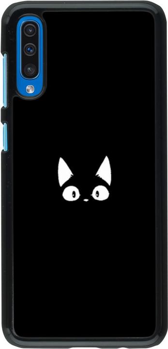 Actual product image PhoneLook Cover Funny cat on black (Samsung Galaxy A50)