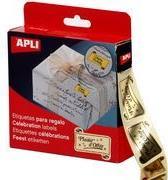Immagine prodotto Agipa etichette in apli con testo francese "Plaisir d'offrir".