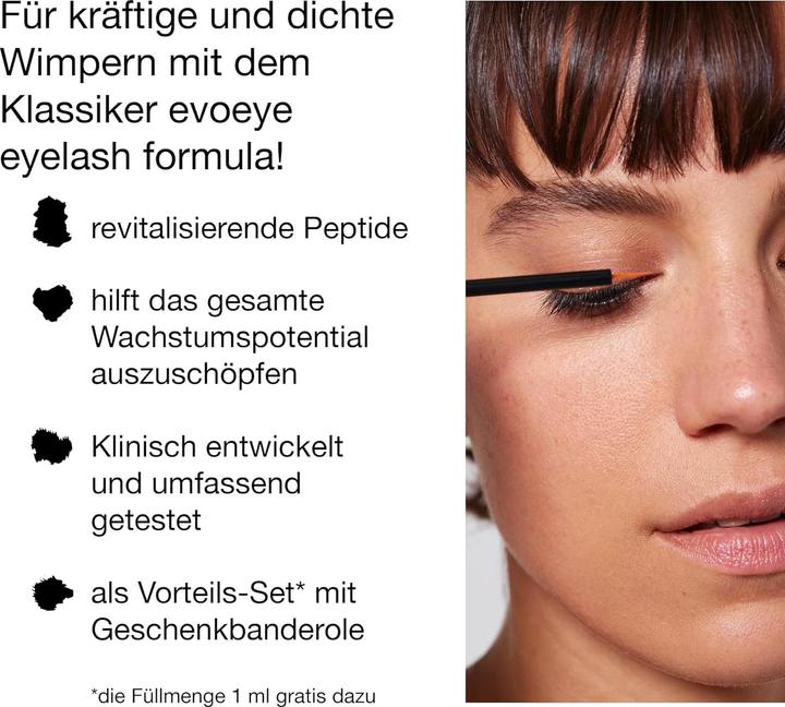 Actual product image Evobeaute Wimpernserum-Vorteils-Set (4 ml)