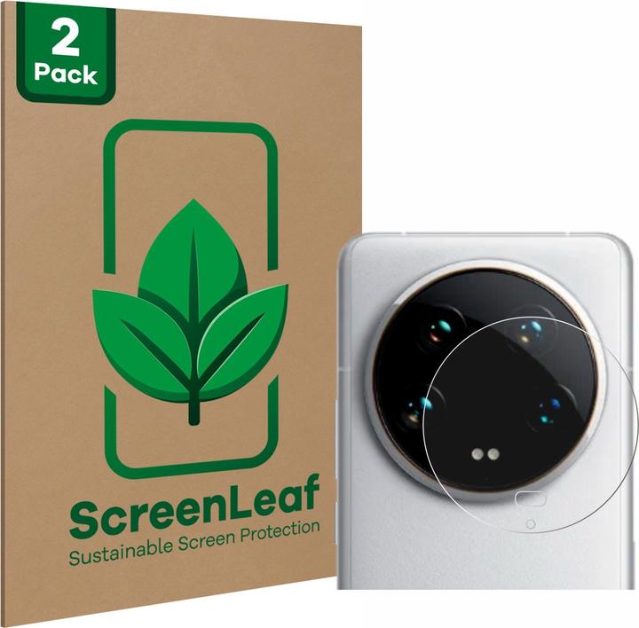 Image du produit ScreenLeaf Film de protection durable Protection d'écran Film clair transparent (2 pièce(s), Xiaomi 14 Ultra)