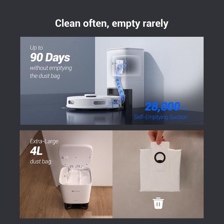 Actual product image EZVIZ RE4P (Robot vacuum)