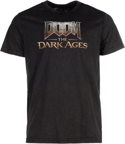 Actual product image Dpi Merchandising DOOM: The Dark Ages T-Shirt Washed Out ""Logo"" Black (XXL)
