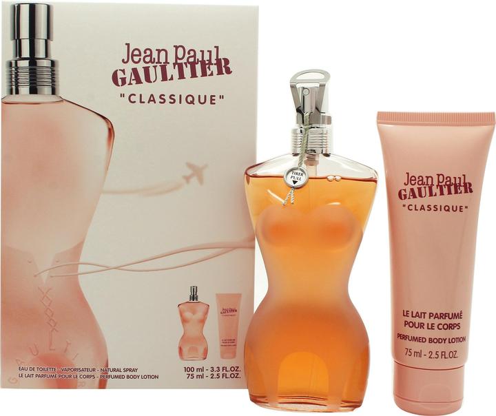 Gaultier Classique Geschenkset 100ml EDT + 75ml Body Lotion