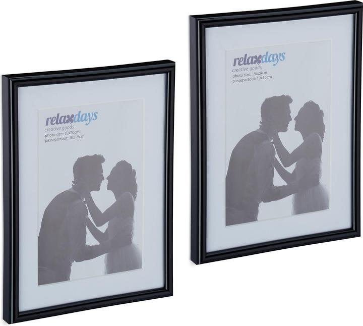 Productafbeelding Relaxdays 2x fotolijst (15 x 20 cm)