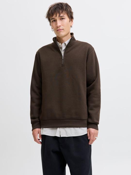 Image du produit Jack & Jones Unicolore Sweat-shirt avec demi-zip Sweat-shirt avec demi-zip (L)