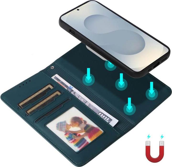 Actual product image Cover-Discount Galaxy S25 Edge - Teilbare Brieftasche 2-in-1 Handyhülle (Samsung Galaxy S25 Edge)