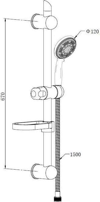 Produktbild Domoletti SHOWER SET DX7815-611HYC