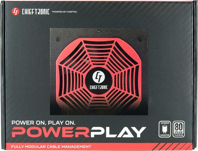 Produktbild Chieftec POWERPLAY GPU-850FC 80 PLUS PLATIN (850 W)