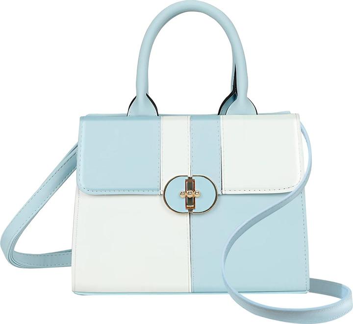 Gallantry C-0184-LBLUEWHITE Handtasche