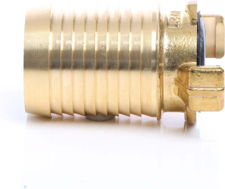 Produktbild Wiltec Messing Schlauchtülle DN38 (1 1/2") Schlauch Verbinder Schnellkupplung (Schlauchverbinder, 38 mm)