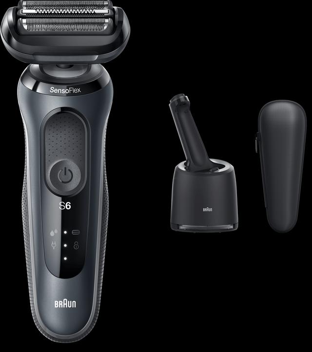 Braun Series 6 60-N7000cc Rasoio Elettrico Uomo Con Stazione SmartCare