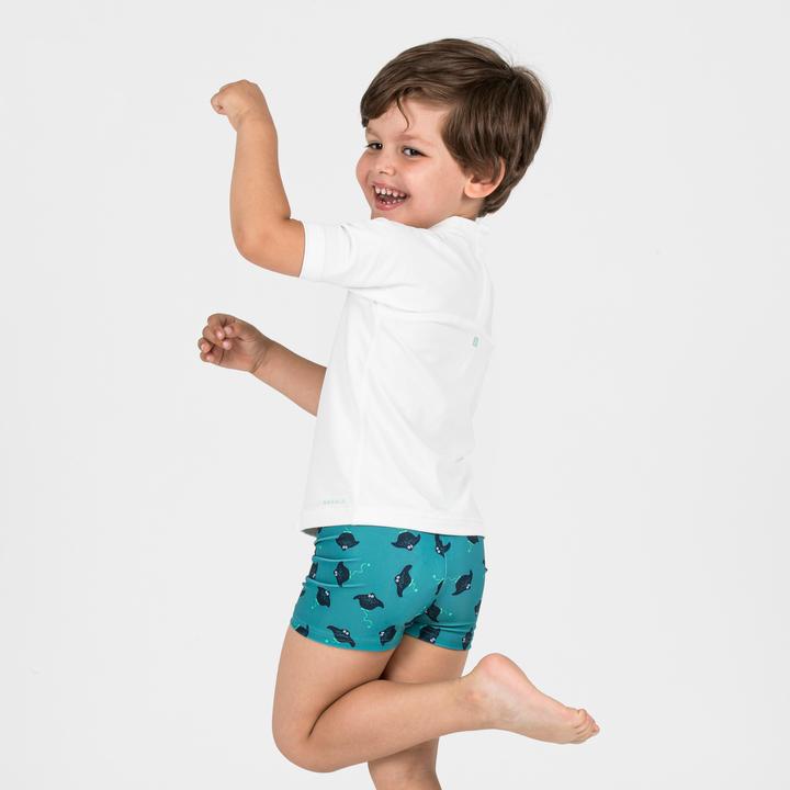 Actual product image Nabaiji Badehose Boxer Baby/Kleinkind - Titou Manta blau (74)