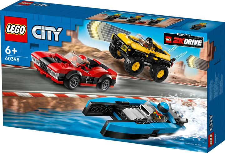 Produktbild LEGO City Rennfahrzeuge Kombiset (60395, LEGO City)