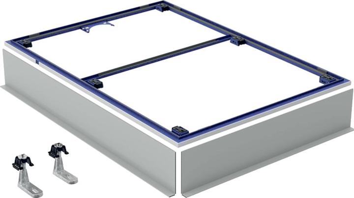 Produktbild Geberit Installationsrahmen für Duschflächen Setaplano für 8 Füsse, 154.490.00.1, 120x120 cm, H