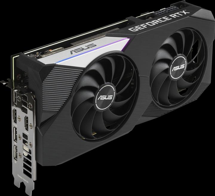 Actual product image ASUS GeForce DUAL RTX 3070 O8G V2 (8 GB)