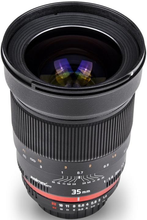 Actual product image Walimex pro Pro lens 35mm, f/1.4, Nikon (Nikon F, full size)