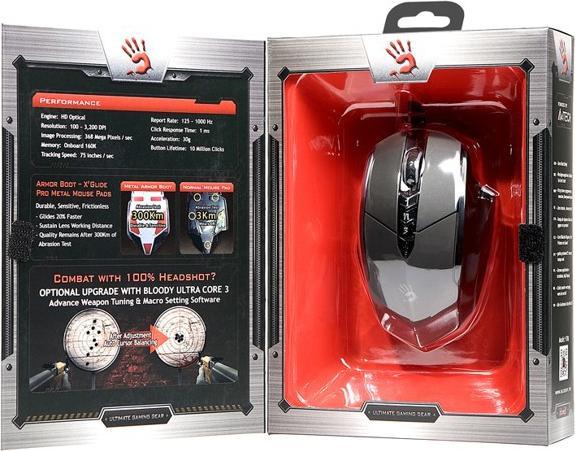 Actual product image A4Tech Bloody V7m Maus (Cable)