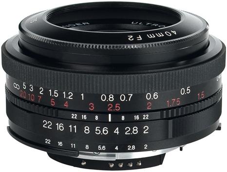 Actual product image Voigtländer Ultron lens 40mm, f/2.0 SL II, Canon (Canon EF, full size)