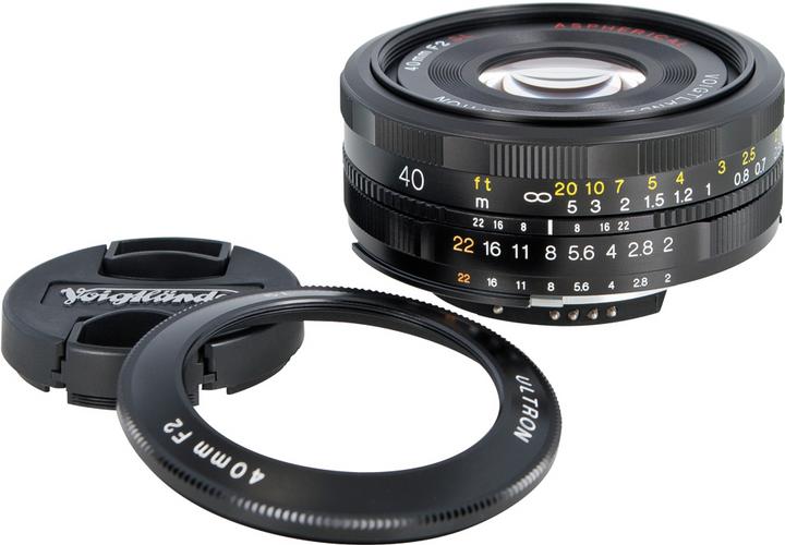 Actual product image Voigtländer Ultron lens 40mm, f/2.0 SL II, Canon (Canon EF, full size)