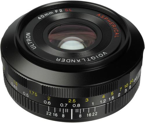 Actual product image Voigtländer Ultron lens 40mm, f/2.0 SL II, Canon (Canon EF, full size)