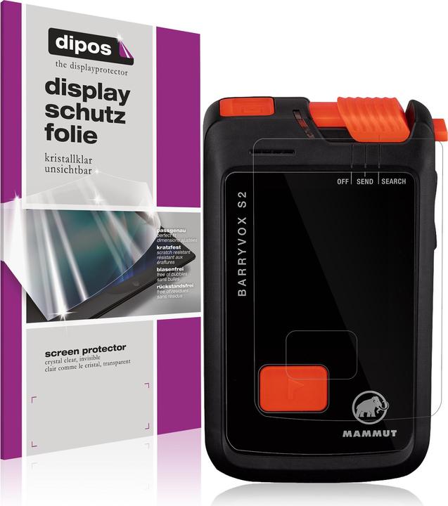 Image du produit Dipos Film de Protection d’écran Crystalclear pour Mammut Barryvox S2