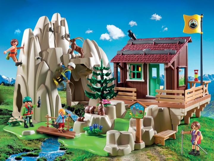 Produktbild Playmobil Kletterfels & Berghütte (9126)