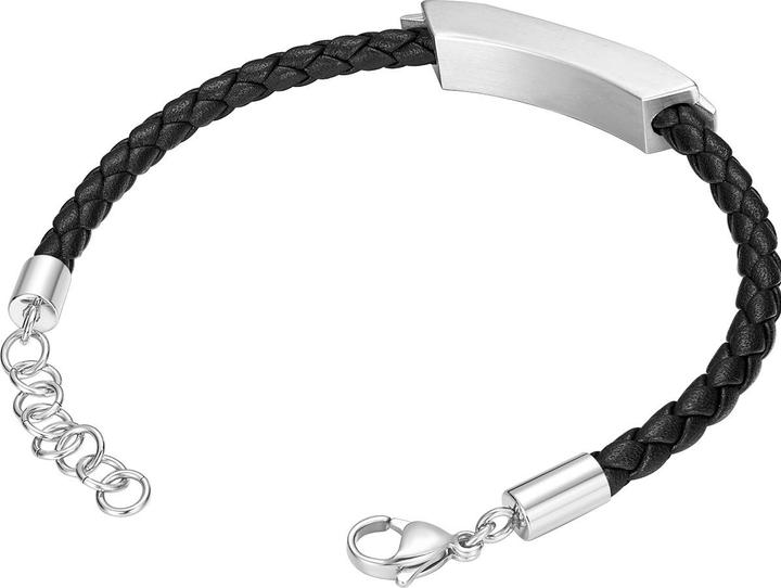 Immagine prodotto Police Bracciale Gripcord (21 cm, Acciaio inossidabile, Cuoio)