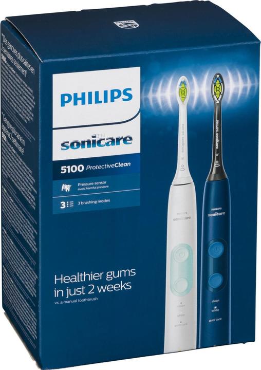 Image du produit Philips Sonicare Pack de deux ProtectiveClean 5100 (Brosse à dents sonique)