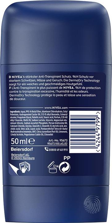 Actual product image NIVEA MEN Derma Dry Control Stick (Stick, 50 ml)