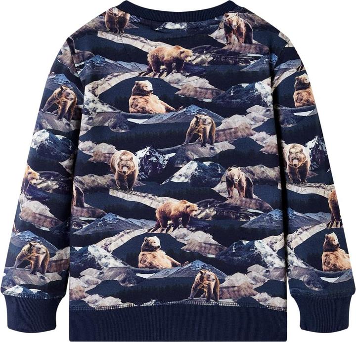 Immagine prodotto VidaXL Felpa da bambino blu navy 92,Materiale: 95 % cotone. 5 (92)