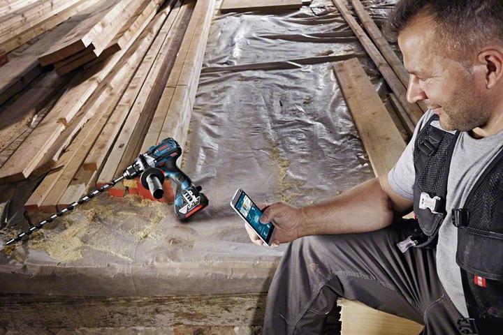 Actual product image Bosch Professional GSR 18V-85 C incl. Bluetooth module and 2 batteries (Rechargeable battery operated)