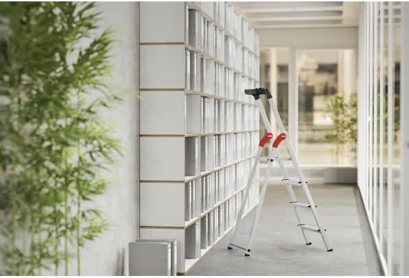 Productafbeelding Hailo L60 StandardLine, aluminium veiligheidsladder, 3 treden (Trapladder, 70 cm)