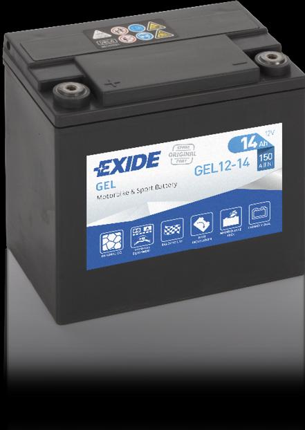 Exide Gel (12 V, 14 Ah, 150 A)