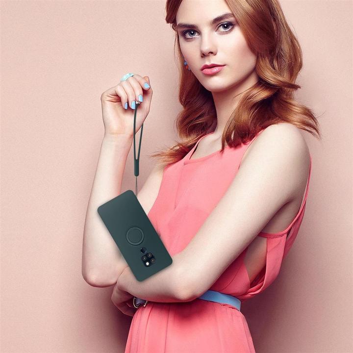 Productafbeelding Cadorabo TPU Vloeibare Ring Silicone Hoesje (Huawei Mate 20)