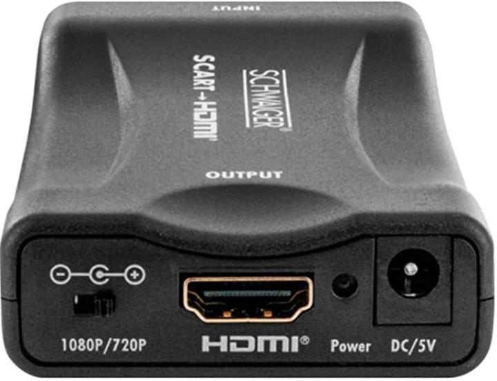 Actual product image Schwaiger Scart to HDMI (Analog -> Digital)