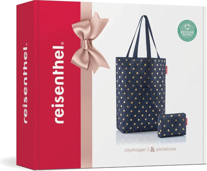 Produktbild reisenthel cityshopper 2 set #1 metallic dots blue