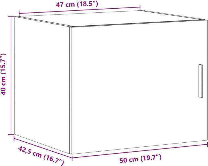 Produktbild VidaXL Wandschrank (50 x 42.5 x 40 cm)